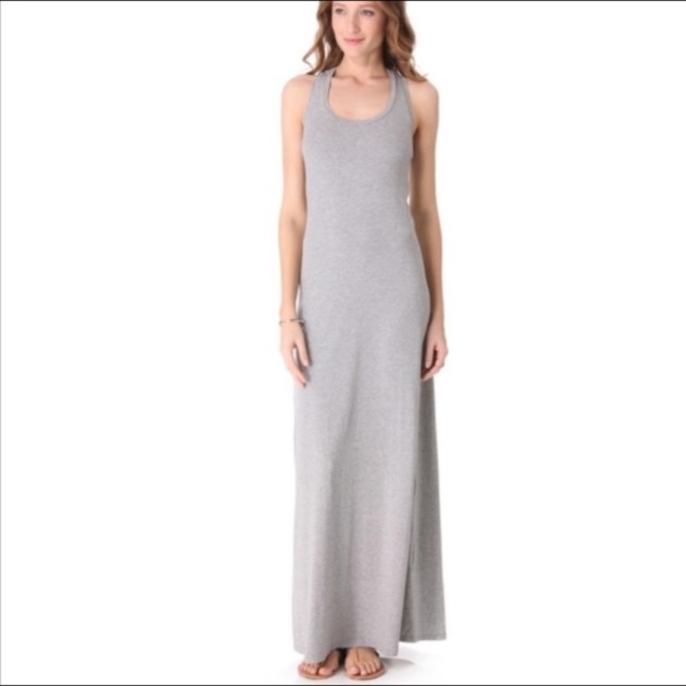 Club Monaco Gray Maxi Dress Racerback